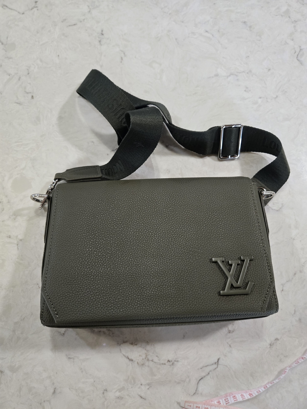 LV Crossbody Bag in Olive Green